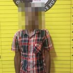 AK saat diamankan Sat Reskrim Narkoba Polres Kapuas Hulu