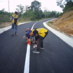 Ruas jalan Nanga Lidi - Kerangan Panjang ini sudah selesai dikerjakan