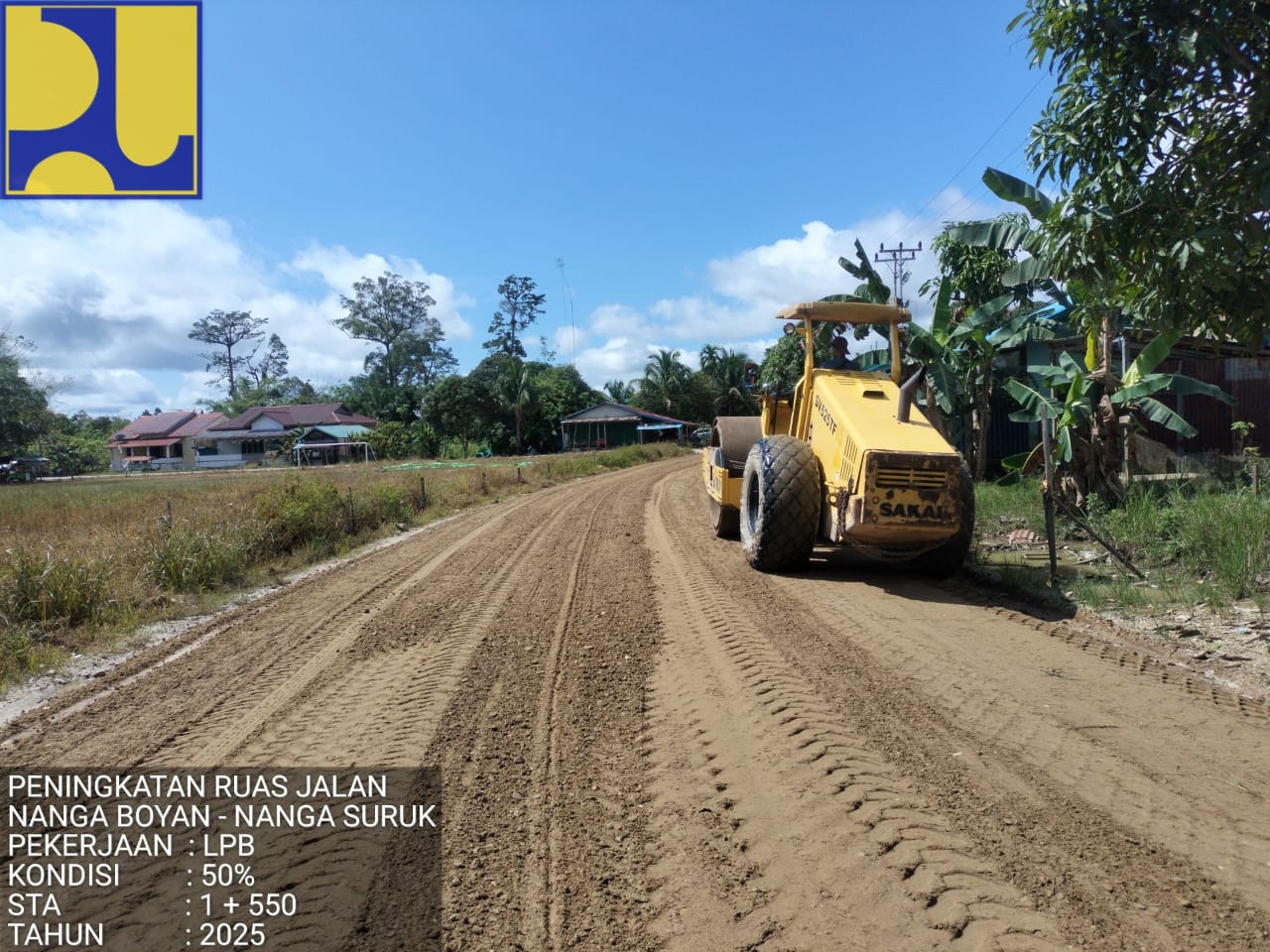 Ruas jalan Nanga Boyan-Nanga Suruk Rp9,9 M masih dalam proses pengerjaan