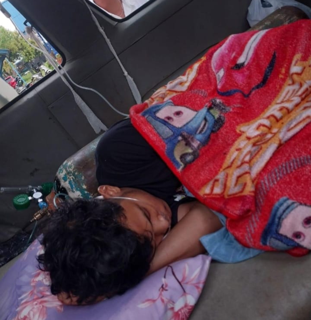 Korban sebelum tewas dilarikan ke Puskesmas Semitau