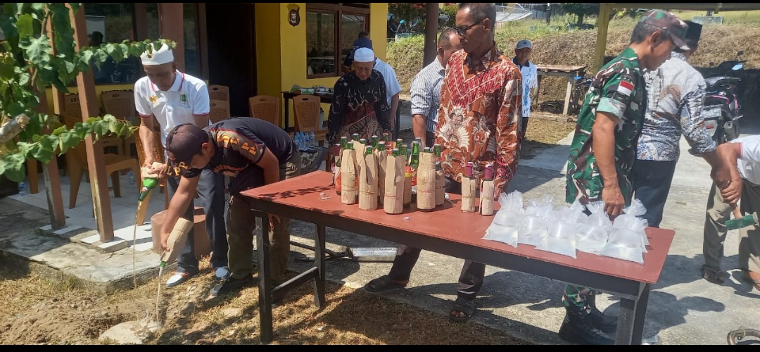 Pemusnahan miras dan knalpot brong di Polsek Selimbau