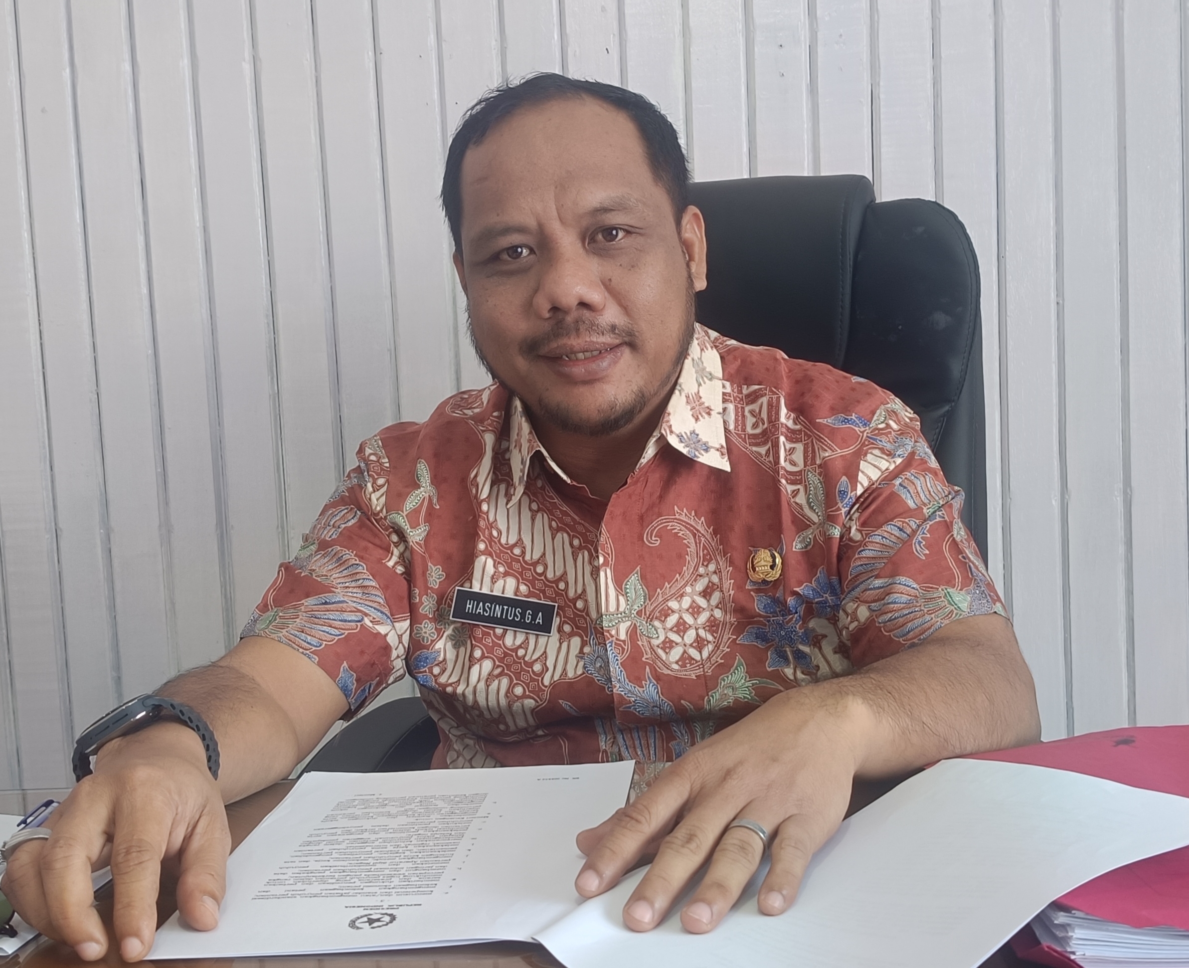 Hiasintus Gunung Kepala Dinas Pertanian dan Pangan Kapuas Hulu