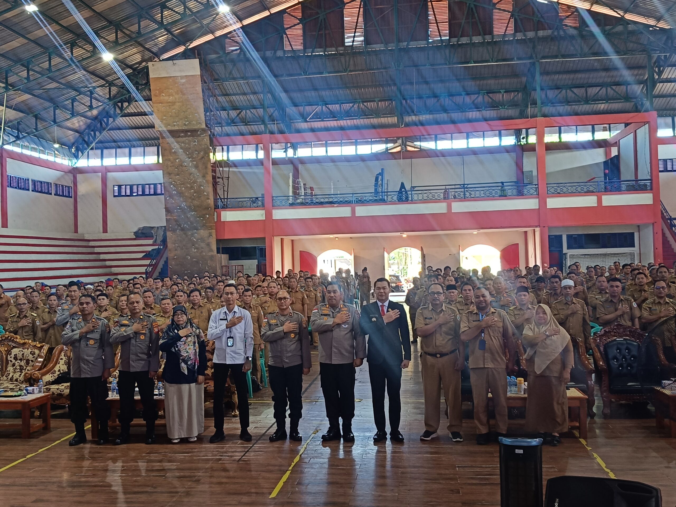 Kegiatan Rakor terkait Ketahanan Pangan khusus jagung dilaksanakan Polres Kapuas Hulu 