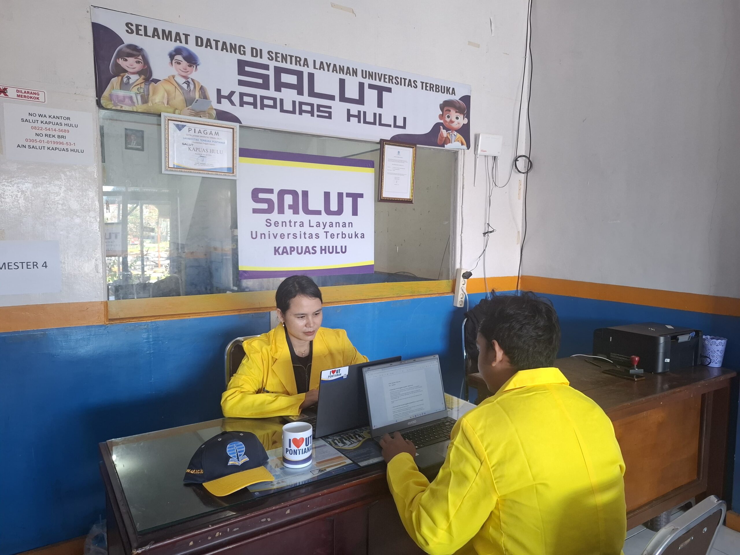 – Universitas Terbuka Pontianak melalui Sentra Layanan UT (SALUT) Kapuas Hulu telah memulai membuka pendaftaran bagi mahasiswa baru dan mahasiswa RPL