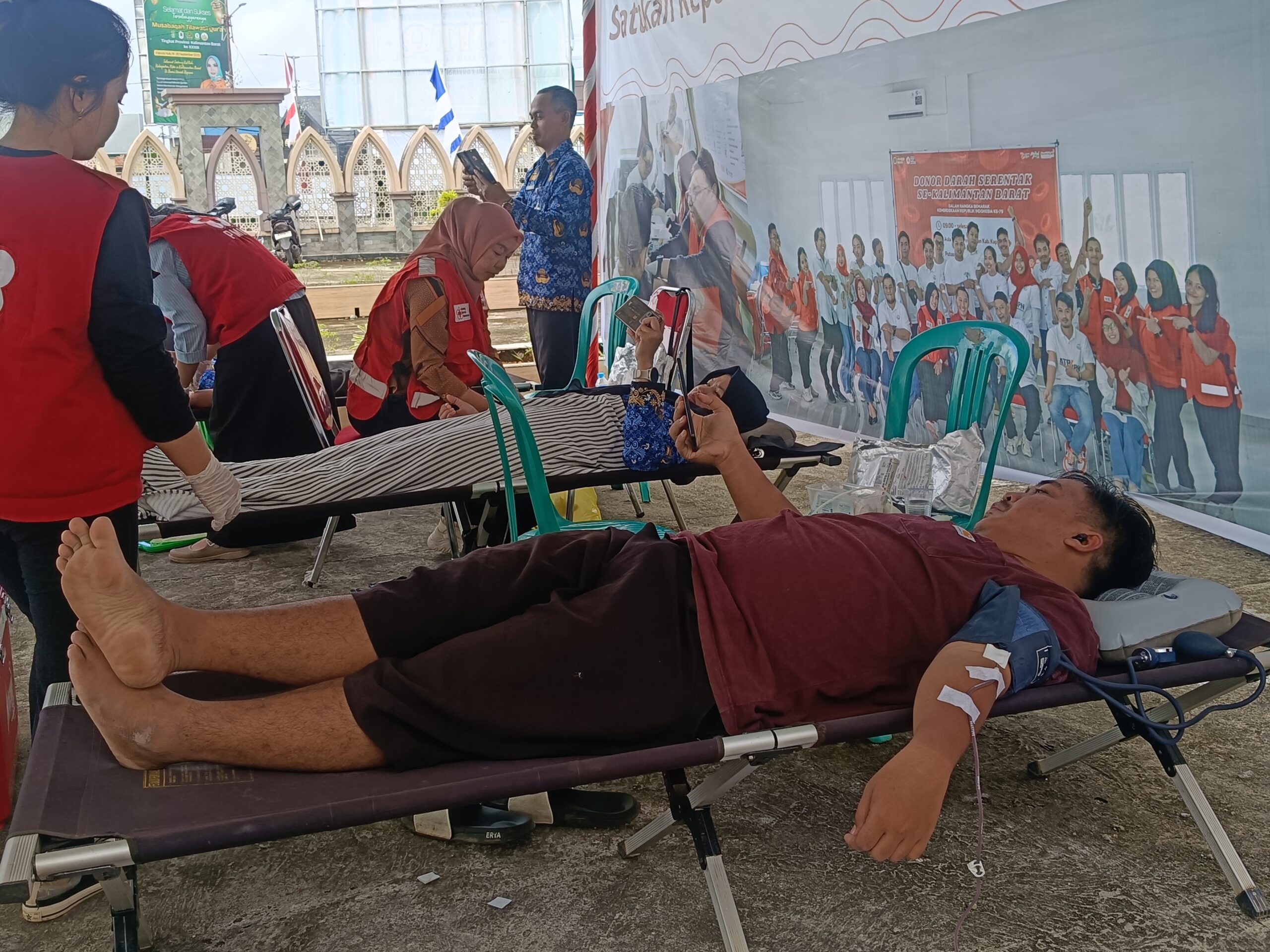 Donor darah yang digelar PMI Kapuas Hulu 